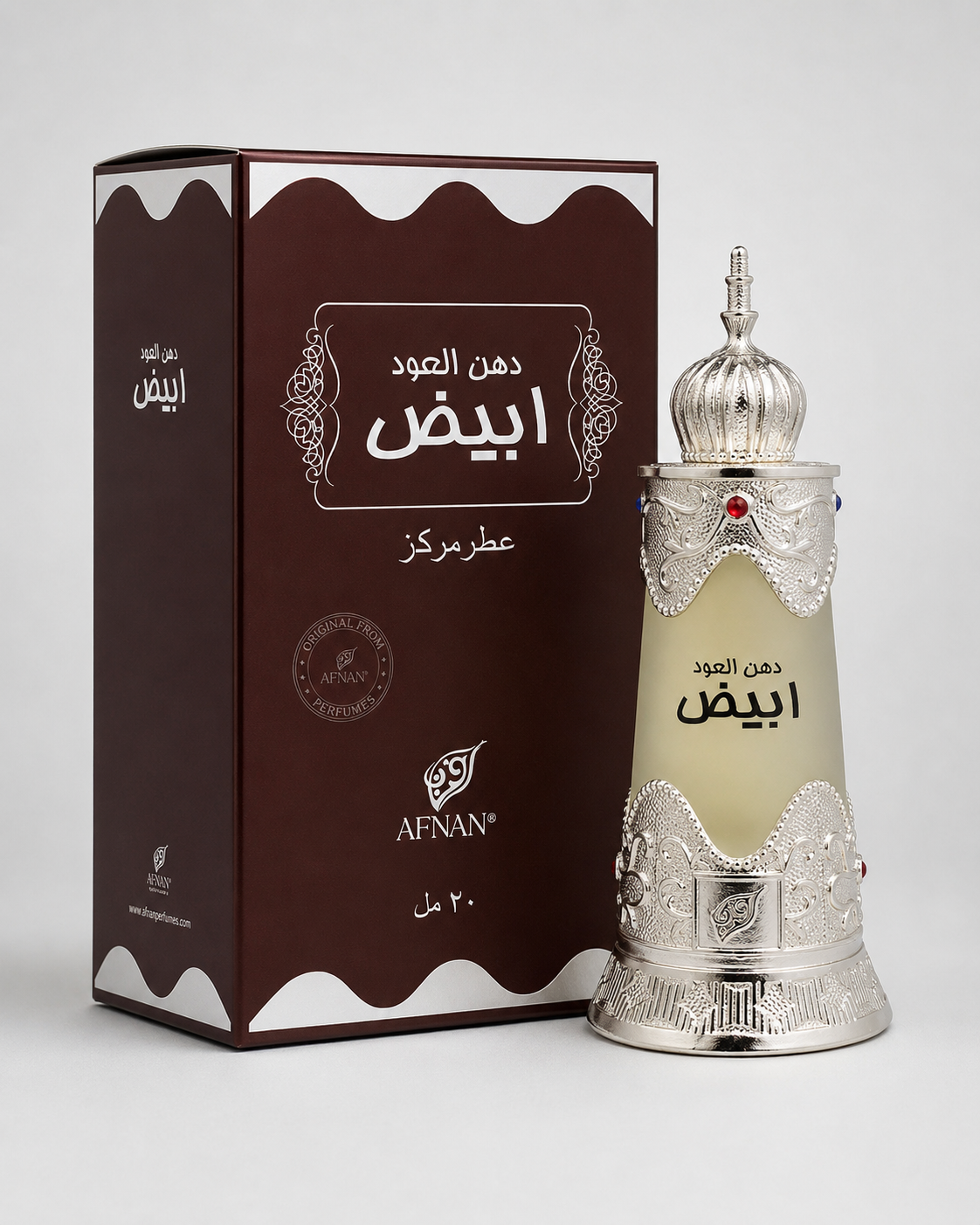 Afnan Dehn Al Oudh Abiyad Concentrated Perfume Oil 20ml