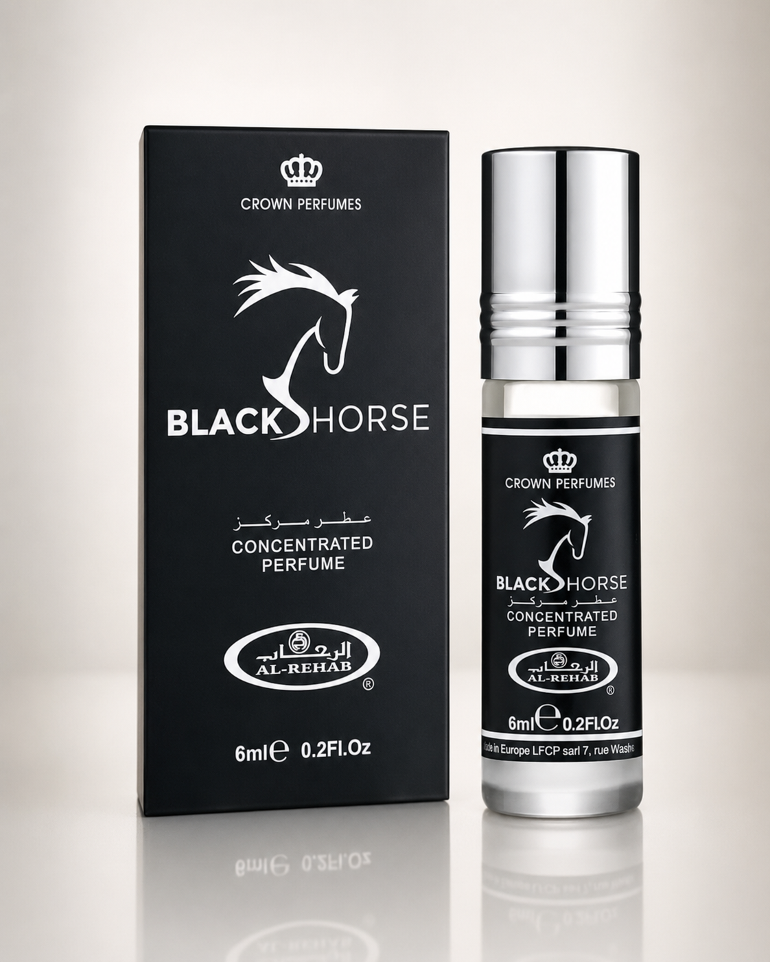Al Rehab Black Horse Perfume Oil 6ml