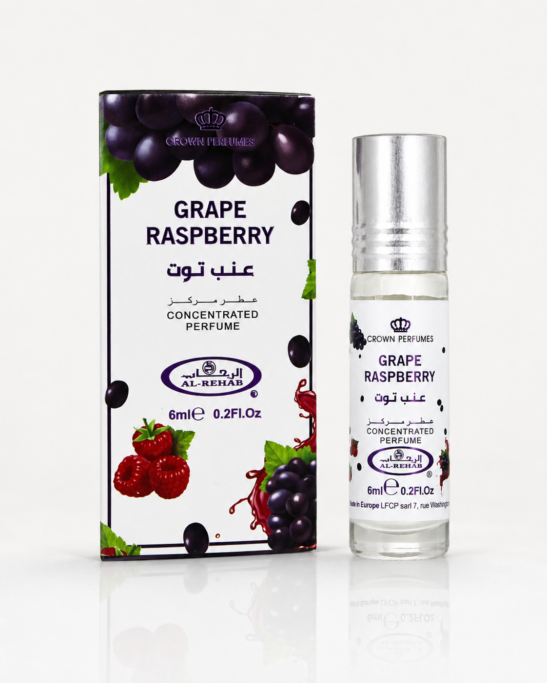 Al Rehab Grape Raspberry Perfume Oil 6ml