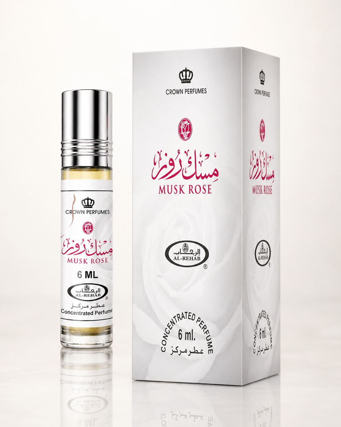 Al Rehab Musk Rose Perfume Oil 6ml