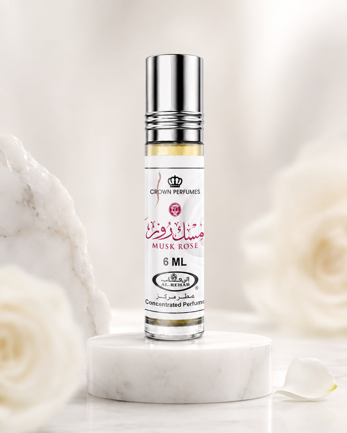 Al Rehab Musk Rose Perfume Oil 6ml