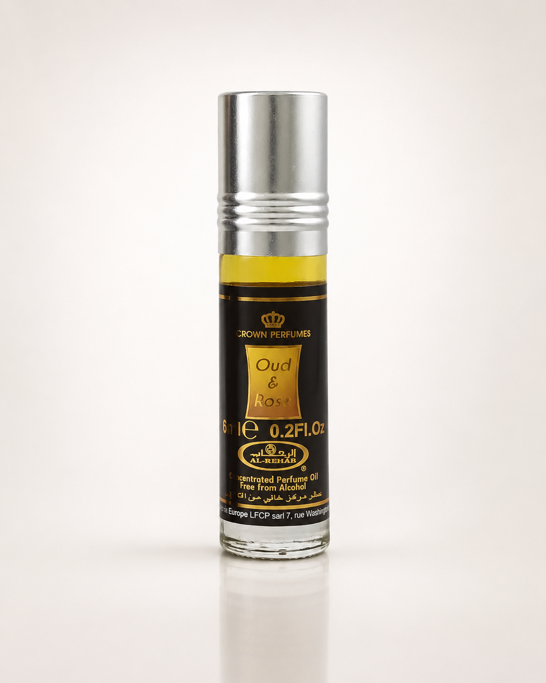 Al Rehab Oud & Rose Perfume Oil 6ml