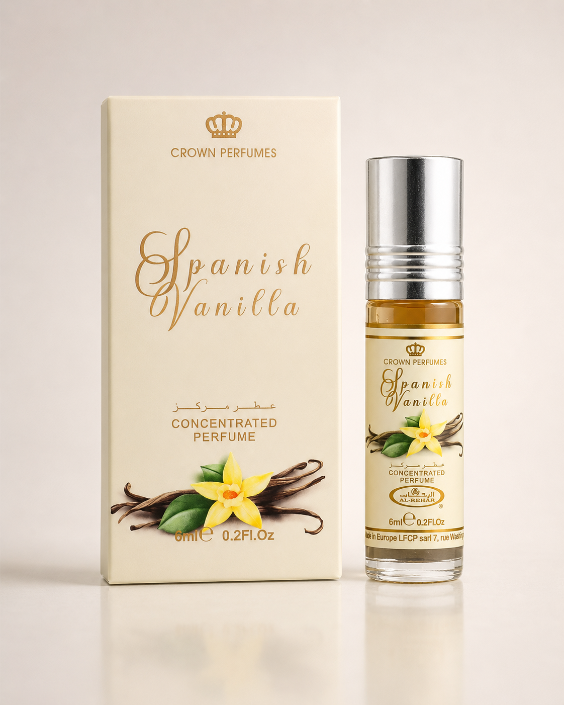 Al Rehab Spanish Vanilla Perfume Oil 6ml