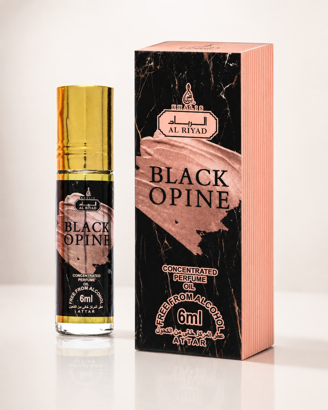 Al Riyad Black Opine Perfume Oil 6ml