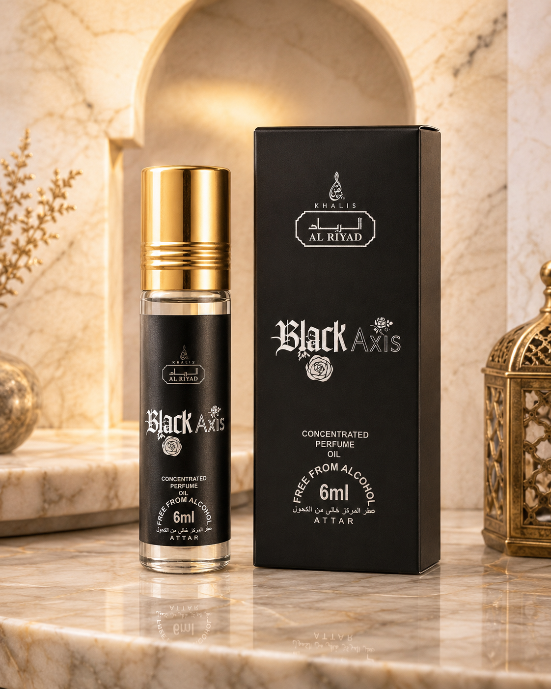 Al Riyad Black XS Perfume Oil 6ml