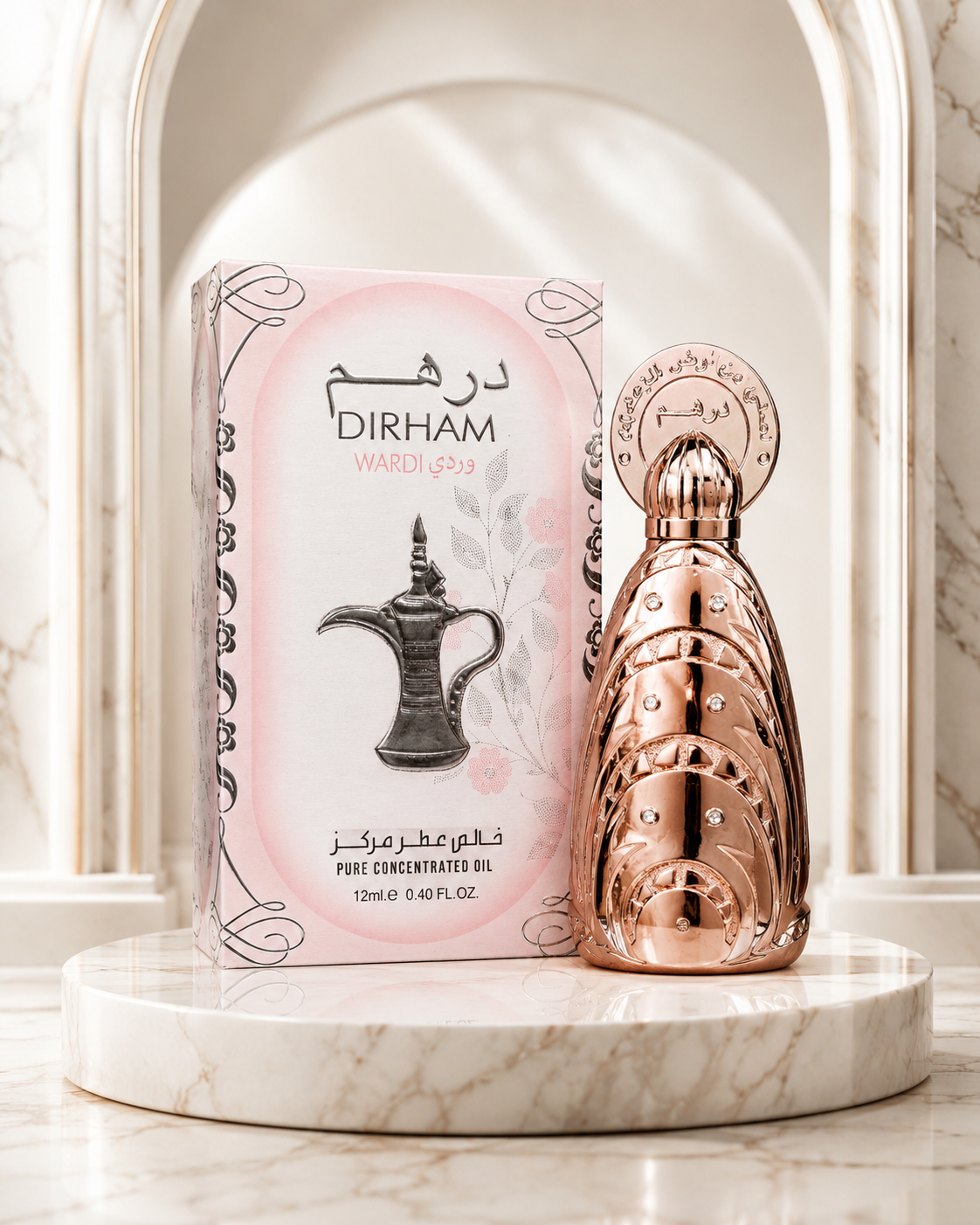 Ard Al Zaafaran Dirham Wardi Perfume Oil 12ml