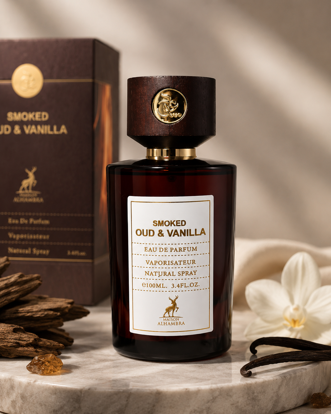 Maison Alhambra Smoked Oud and Vanilla Eau de Parfum 100ml